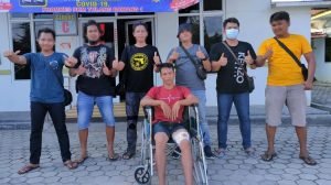 Tekab 308 Polres Tulang Bawang Tembak Buronan Kasus Curanmor