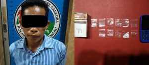 Ecerkan Shabu di Kampung Tetangga, Seoang Warga di Ringkus Polisi