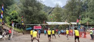 Sambut Kemerdekaan Republik Indonesia ke 80 Koramil 1710-04/Tembagapura Bersama Jajaran Gelar Lomba Voli untuk Masyarakat