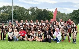 Gelorakan Semangat HUT RI ke 80, KSB dan Anggota DPRD Gerindra OKI Turun ke Lapangan Sepakbola