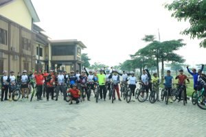 Kapolres Tulang Bawang Barat Bersama Wakil Bupati Gelar Gowes Bareng, Bangun Semangat Hidup Sehat dan Kebersamaan