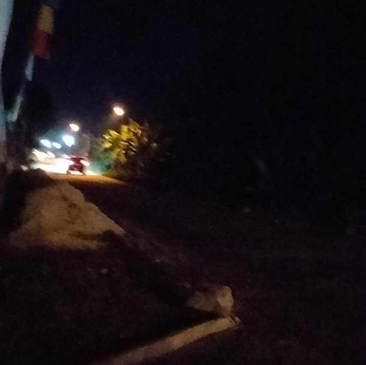 Warga Gunung Sugih Keluhkan Lampu Penerangan Jalan Mati, Dinas Pertambangan Sebut Belum Ada Anggaran