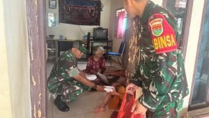 Semangat Berbagi Dilakukan oleh Anggota Koramil 410-02/TBS