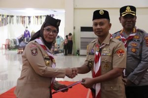 Dandim 0410/KBL Hadiri Penutupan Kursus Pembina Pramuka Mahir Tingkat Dasar dan Lanjut