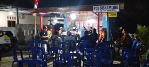 Serma Agus R, Pimpin Patroli dan Pos Kamling