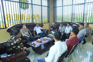 Kapolres Tubaba Terima Audiensi dari PWI, Perkuat Sinergi dan Dukung Konferkab VI