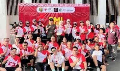 Way Kanan Ikuti RUN 4 Humanity Peringatan HUT PMI