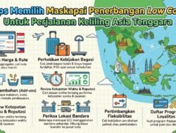 Tips Memilih Maskapai Penerbangan Low Cost Untuk Perjalanan Keliling Asia Tenggara