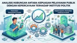 Analisis Hubungan Antara Kepuasan Pelayanan Publik Dengan Kepercayaan Terhadap Institusi Politik